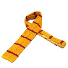 画像3: "Polo by Ralph Lauren" Knit Tie　made in ITALY　color : YELLOW / RED (3)