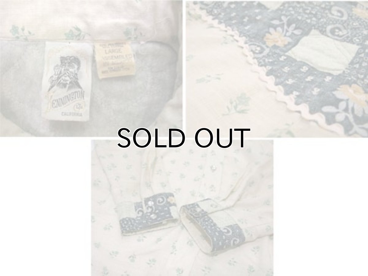 画像5: 1970's "KENNINGTON" L/S Western Shirts  Yellow/ Green　size M位  (表記 L ) (5)