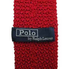 画像2: "Polo by Ralph Lauren" Knit Tie　made in ITALY　color : RED (2)