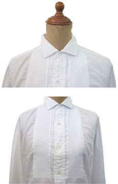 画像3: 1960's~ "KAYNEE"  Double Cuffs Dress Shirts  size XS 位  (表記 13 1/2 ) (3)