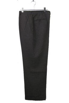画像1: 1970's "Seven Sear Slacks" Non Tuck Tapered Trousers　Charcoal Grey　size 31.5 inch (表記 なし) (1)