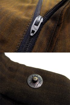 画像3: 1970's Unknown Non Tuck Tapered Trousers　BROWN STRIPE　size 30 inch ( 表記 なし) (3)