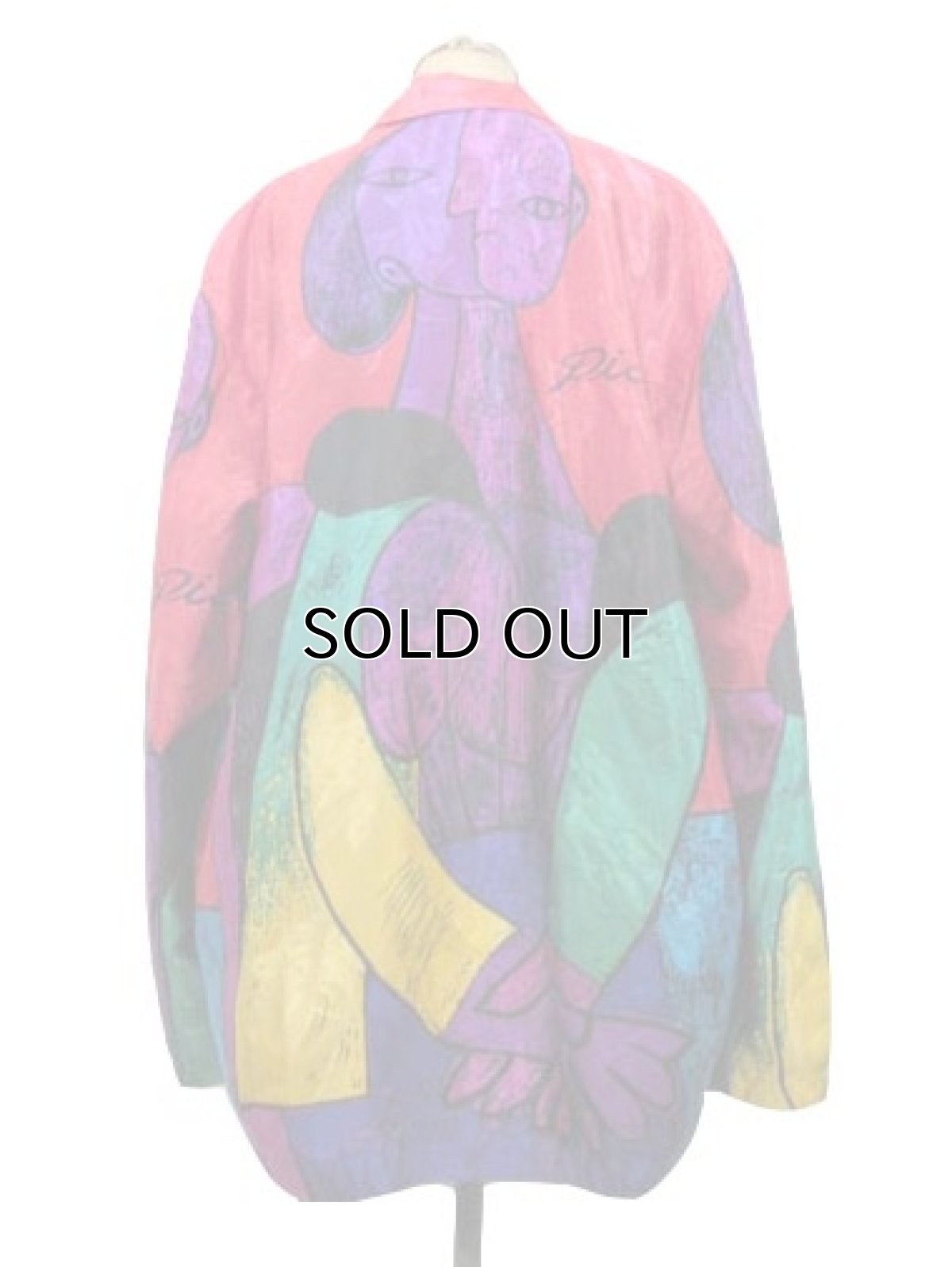 画像3: 1980's~ "Candy Nelson" Design Jacket "PICASSO" size M - L位 (表記 なし) (3)