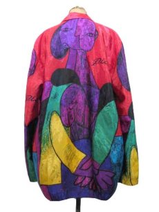 画像3: 1980's~ "Candy Nelson" Design Jacket "PICASSO"　size M - L位 (表記 なし) (3)