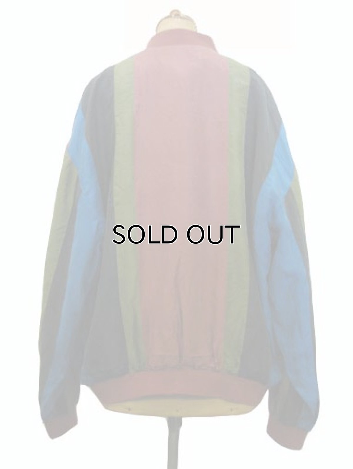 画像3: "Cheval Design Studio" Stripe Silk Jacket　size M - L位 (表記 M) (3)