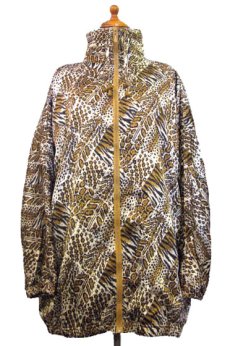 画像1: 1990's~ "Rafael" Animal Print Crazy Pattern Nylon Jacket　size M - L位 (表記 S) (1)