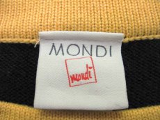 画像5: 1990's~ "MONDI" Two-Tone Pullover Sweater 　BLACK / YELLOW　size M (表記 38) (5)
