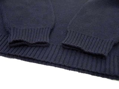 画像2: 1990's~ "FOCUS" American Flag Pullover Cotton Sweater 　NAVY　size L (表記 L)