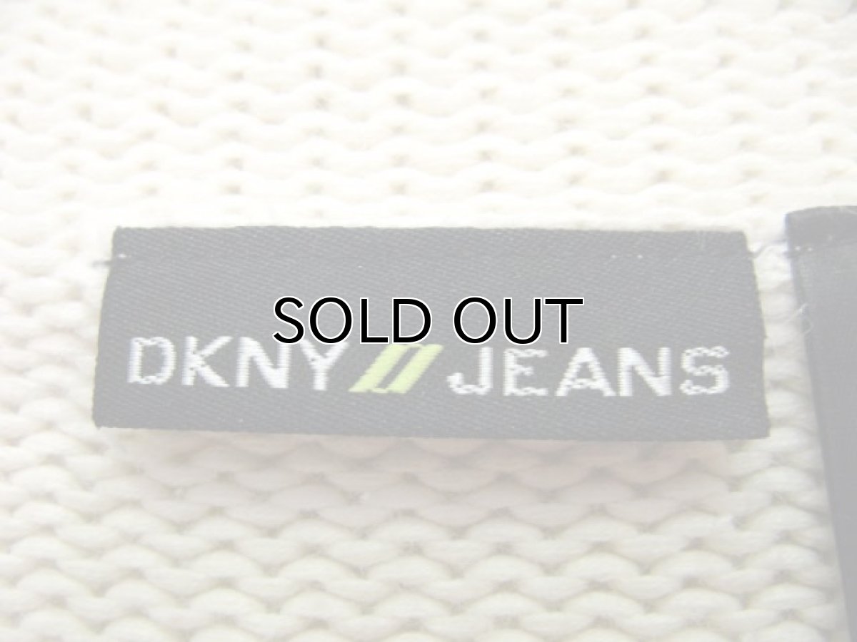 画像4: 00's~ "DKNY" Mock Neck Pullover Sweater  Ivory size M (表記 L) (4)