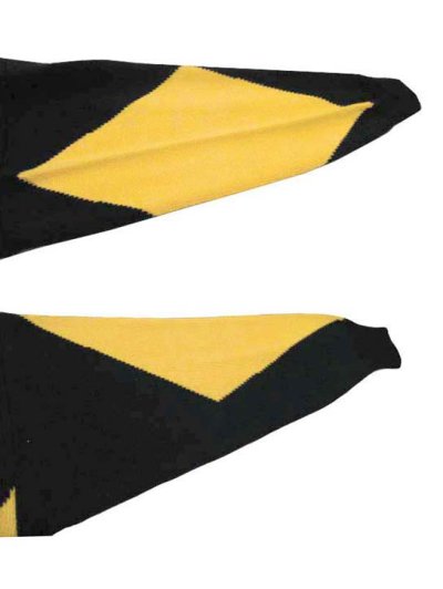 画像2: 1990's~ "MONDI" Two-Tone Pullover Sweater 　BLACK / YELLOW　size M (表記 38)