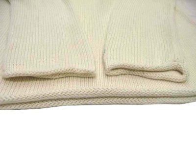 画像2: 00's~ "DKNY" Mock Neck Pullover Sweater  Ivory size M (表記 L)