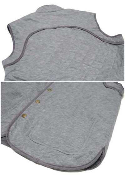 画像2: OLD  "HENRIK VIBSKOV" Gray Cath Vest Shirts　size M位 (表記 S)