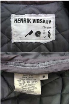画像4: OLD  "HENRIK VIBSKOV" Gray Cath Vest Shirts　size M位 (表記 S) (4)