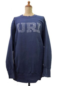 画像1: 1980's "Champion" Reverse Weave "URI" Sweat NAVY　size 表記 XL (1)