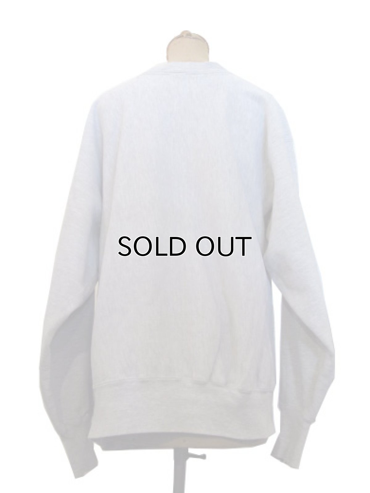 画像2: 1990's "Champion" Reverse Weave "MIT" Sweat GREY 染み込み size 表記 XL (2)