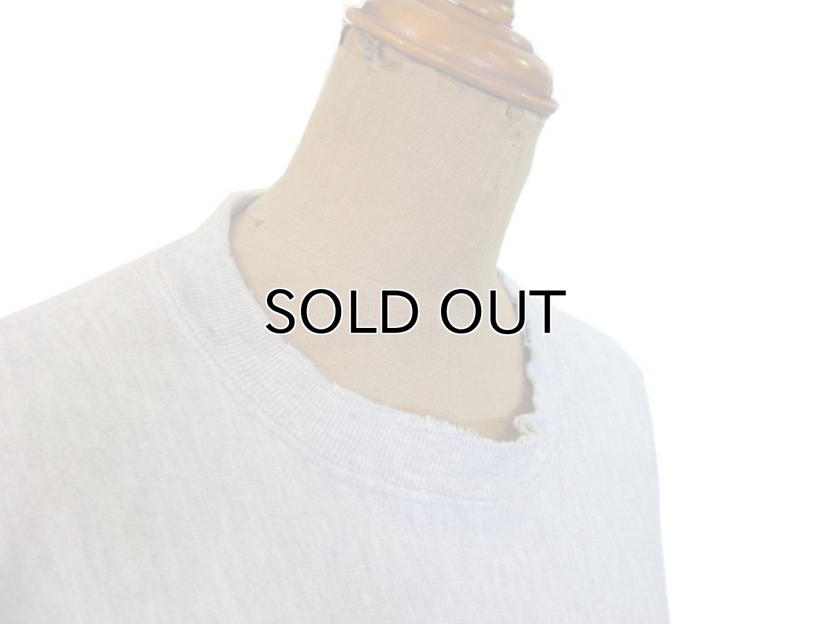 画像3: 1990's "Champion" Reverse Weave "MIT" Sweat GREY 染み込み size 表記 XL (3)