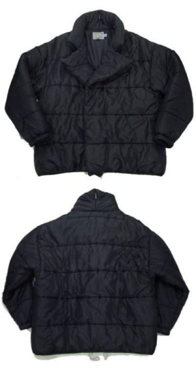 画像1: 1990's "W&LT" Design Patting Jacket" made in ITALY　BLACK　size S