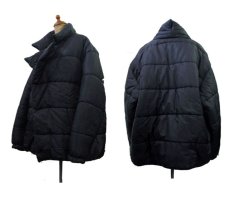 画像2: 1990's "W&LT" Design Patting Jacket" made in ITALY　BLACK　size S (2)