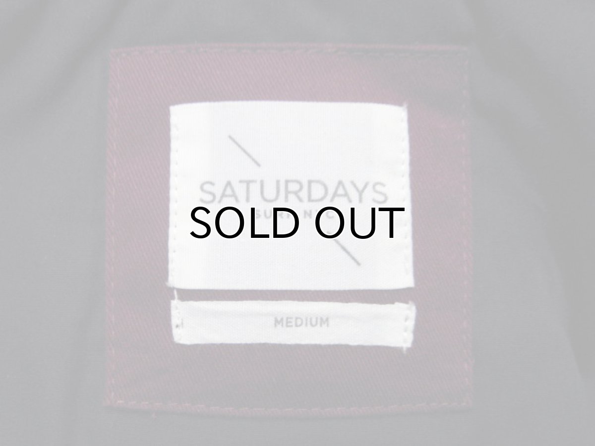 画像5: NEW "Saturdays Surf NYC Henley Down Jacket Burgundy size M (5)