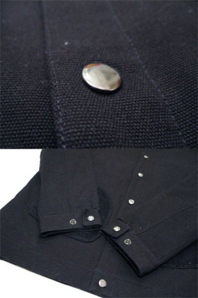 画像2: NEW "Saturdays Surf NYC" Cotton Work Jacket　Black　size S