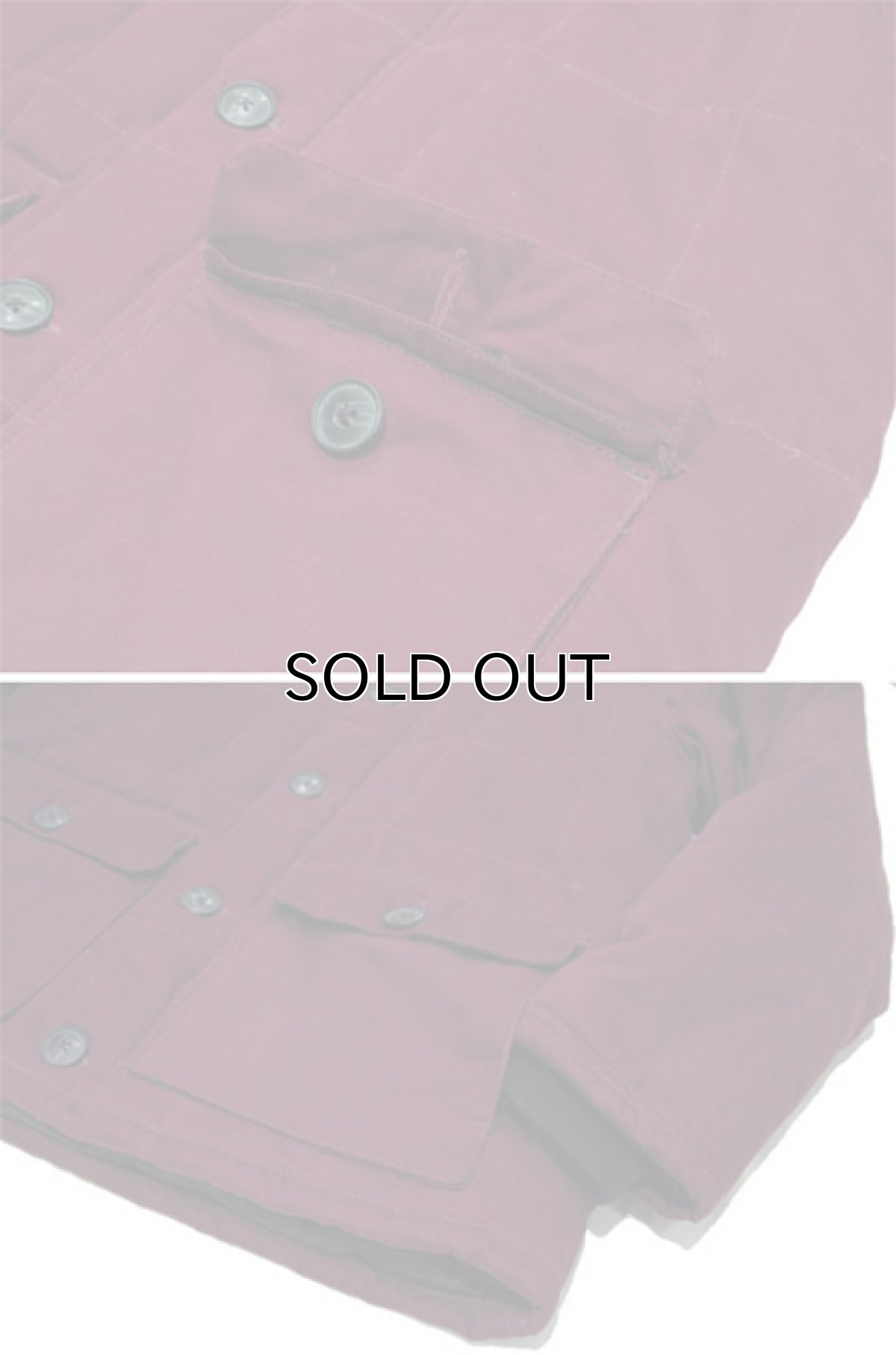 画像4: NEW "Saturdays Surf NYC Henley Down Jacket Burgundy size M (4)