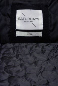 画像4: NEW "Saturdays Surf NYC" Cotton Work Jacket　Black　size S (4)