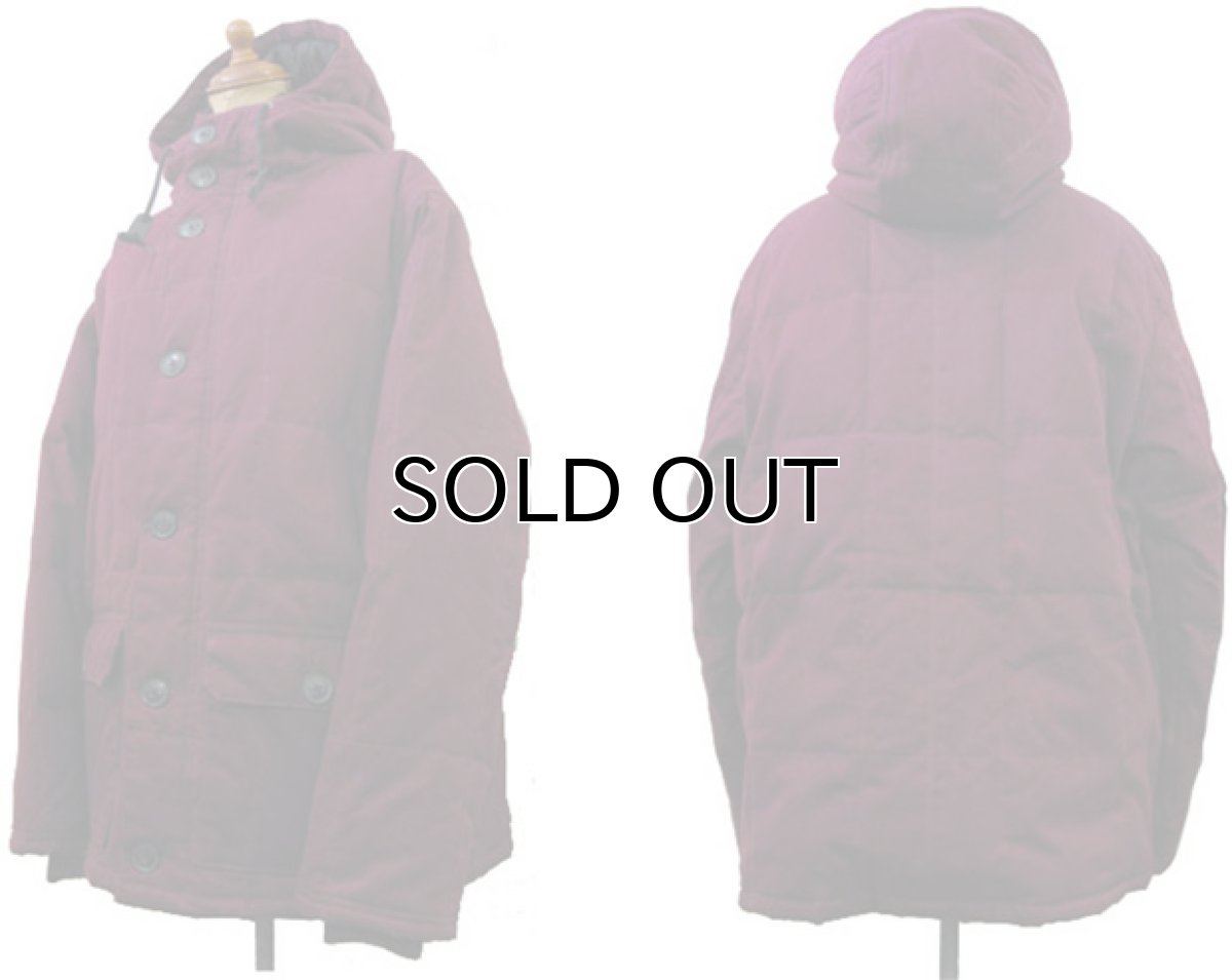 画像2: NEW "Saturdays Surf NYC Henley Down Jacket Burgundy size M (2)