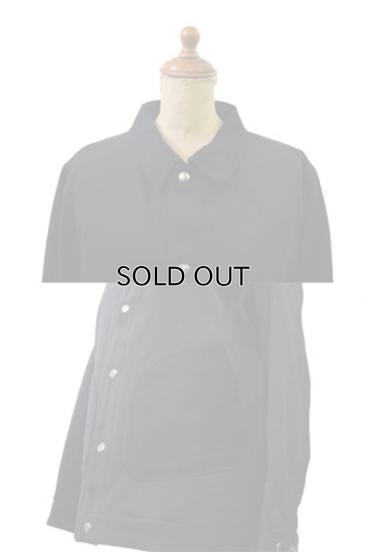 画像5: NEW "Saturdays Surf NYC" Cotton Work Jacket　Black　size S (5)