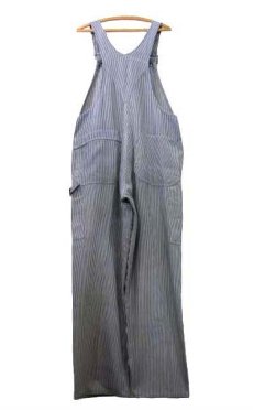 画像2: 1970's "Sears" Hickory Stripe Overall  size L  (表記 不明) (2)