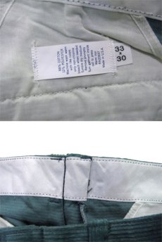 画像5: 1990's "Dickies" ヨコ畝 Corduroy Trousers DEAD STOCK  made in USA  Light Green　size W31L34 / W34L32  (5)