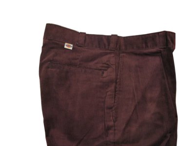 画像2: 1990's "Dickies" Corduroy Trousers DEAD STOCK  made in USA  BROWN　size W32 x L32 