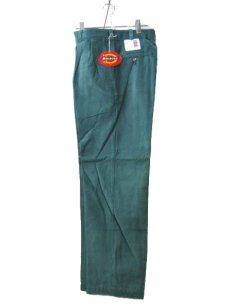 画像2: 1990's "Dickies" ヨコ畝 Corduroy Trousers DEAD STOCK  made in USA  Light Green　size W31L34 / W34L32  (2)