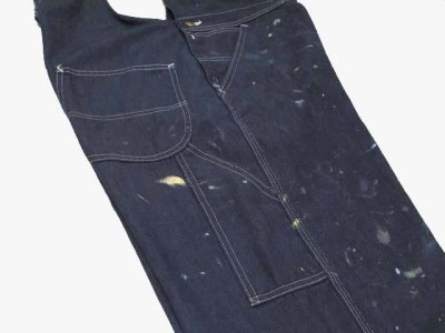 画像1: 1970's "Sears" Painting Denim Overall  size M-L  (表記 34 x 32)