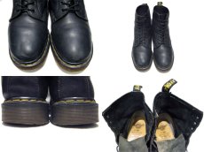 画像5: "Dr.Martens" 8-Hole Leather Boots BLACK  made in England　 size UK 9  ( US 10 / 28 cm ) (5)