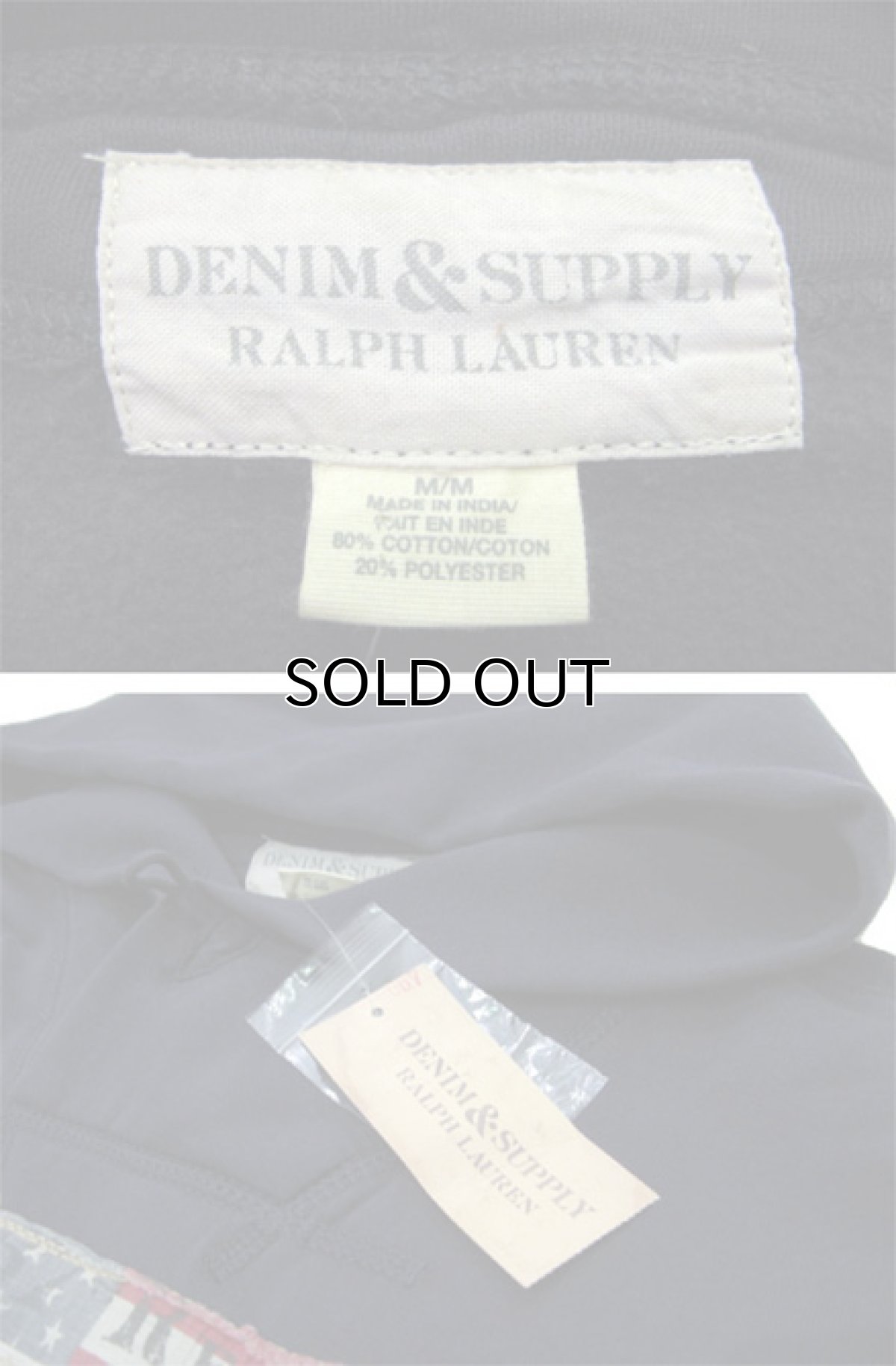 画像4: "Denim & Supply Ralph Lauren" Pullover Sweat Parka　NAVY　size M 位 (表記 M) (4)