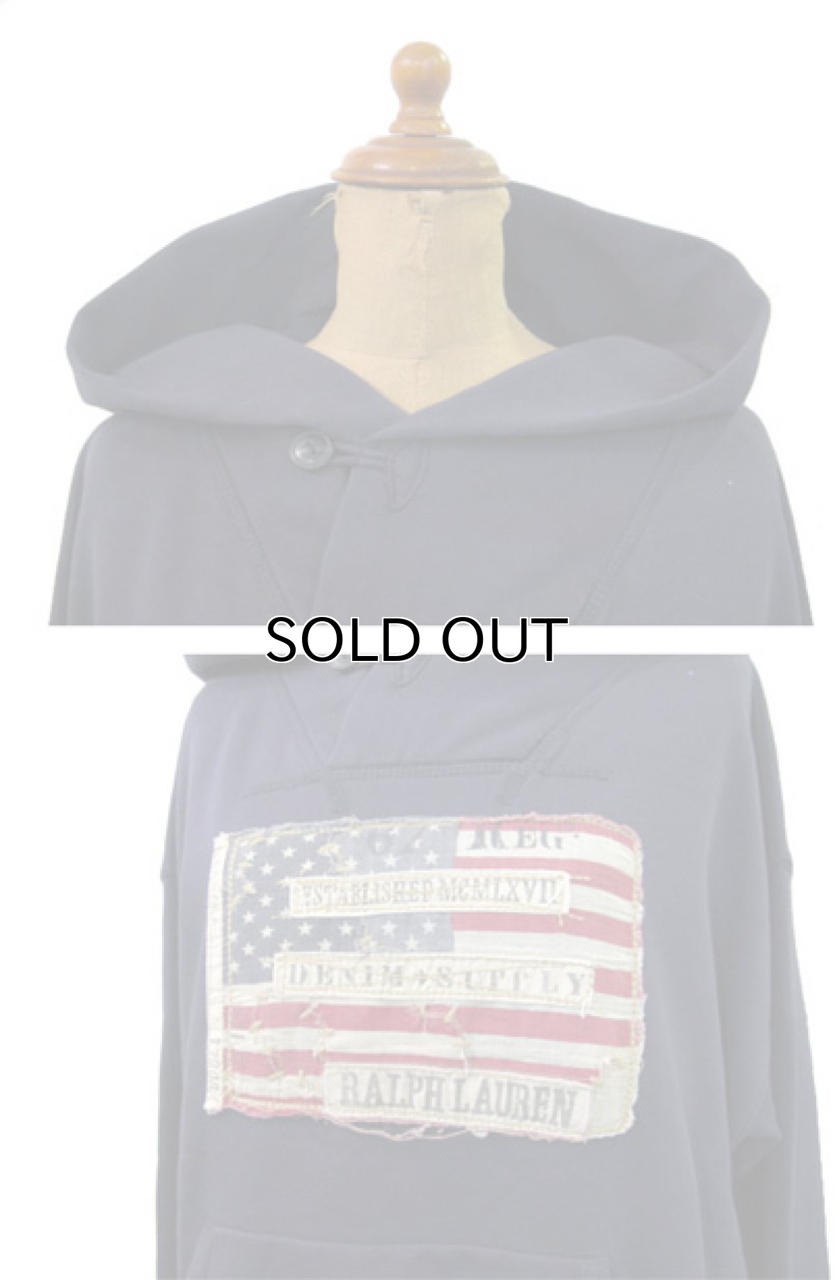 画像3: "Denim & Supply Ralph Lauren" Pullover Sweat Parka　NAVY　size M 位 (表記 M) (3)