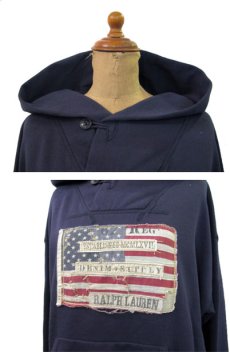 画像3: "Denim & Supply Ralph Lauren" Pullover Sweat Parka　NAVY　size M 位 (表記 M) (3)