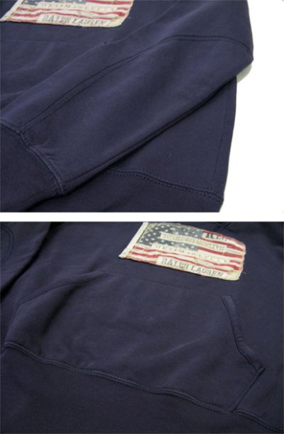 画像2: "Denim & Supply Ralph Lauren" Pullover Sweat Parka　NAVY　size M 位 (表記 M)