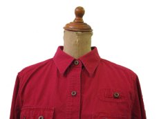 画像3: "LAUREN Ralph Lauren" Design Corduroy Shirts　RED　size S (表記 M) (3)