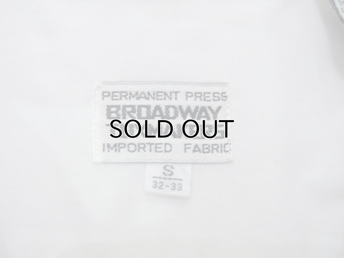 画像5: ~1980's "Broadway Tuxmakers" Wing Collar L/S Tuck Shirts WHITE size S (表記 S 32-33) (5)