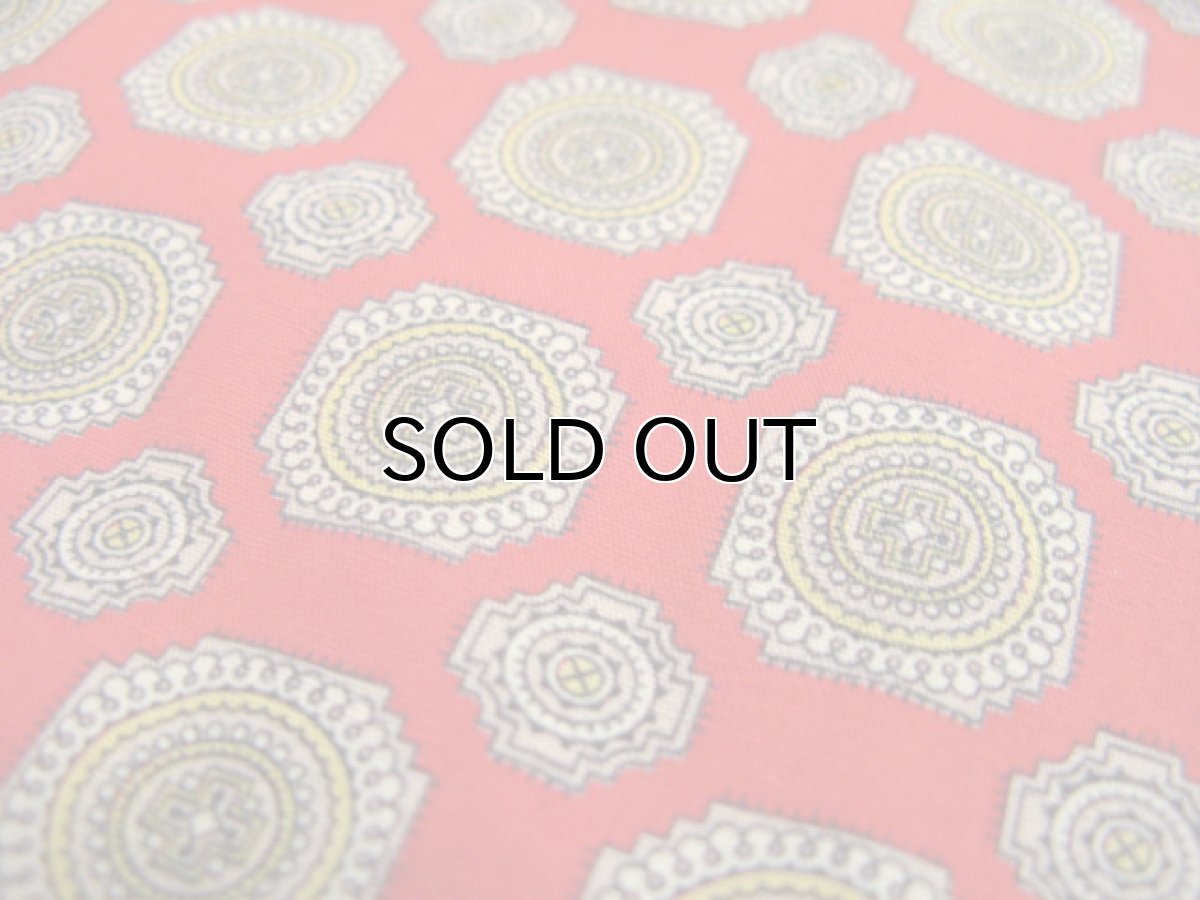 画像4: 1960's "UNKNOWN" OLD Cotton Print Gown　RED (総柄)　size Free (表記 M) (4)