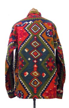 画像2: 1970's~ "GANT" Heavy Cotton L/S Pullover Shirts　(総柄)　size M (表記 16 ML) (2)