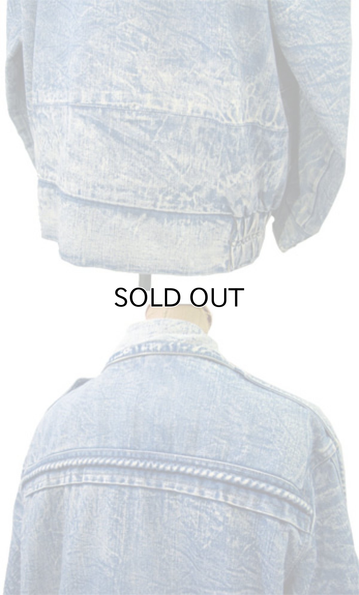 画像3: 1990's Europe Acid Wash Design Denim Jacket　Blue Denim　size M- L (表記 なし) (3)