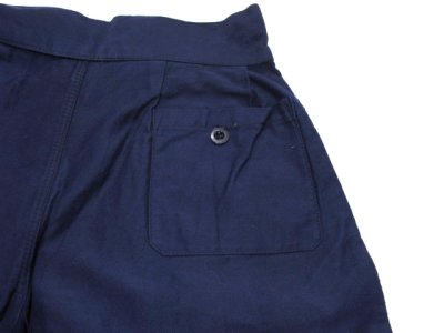 画像1: 1960's Italian Military Gurkha Shorts　Navy　size w29.5 inch