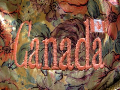 画像1: 1980's~ "CANADA" Flower Pattern Cap　(総柄)　size : one size