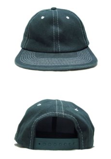 画像2: 1990's~ "FRONTIER" Cotton Baseball Cap DEADSTOCK　GREEN　size : one size (2)