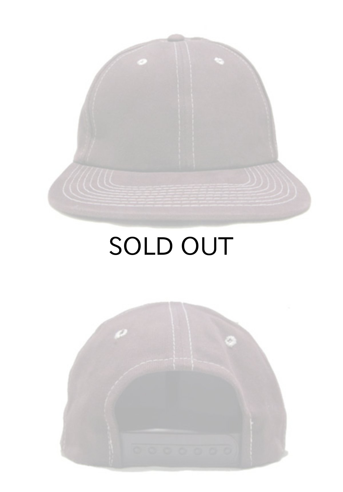 画像2: 1990's~ "FRONTIER" Cotton Baseball Cap DEADSTOCK　BROWN　size : one size (2)