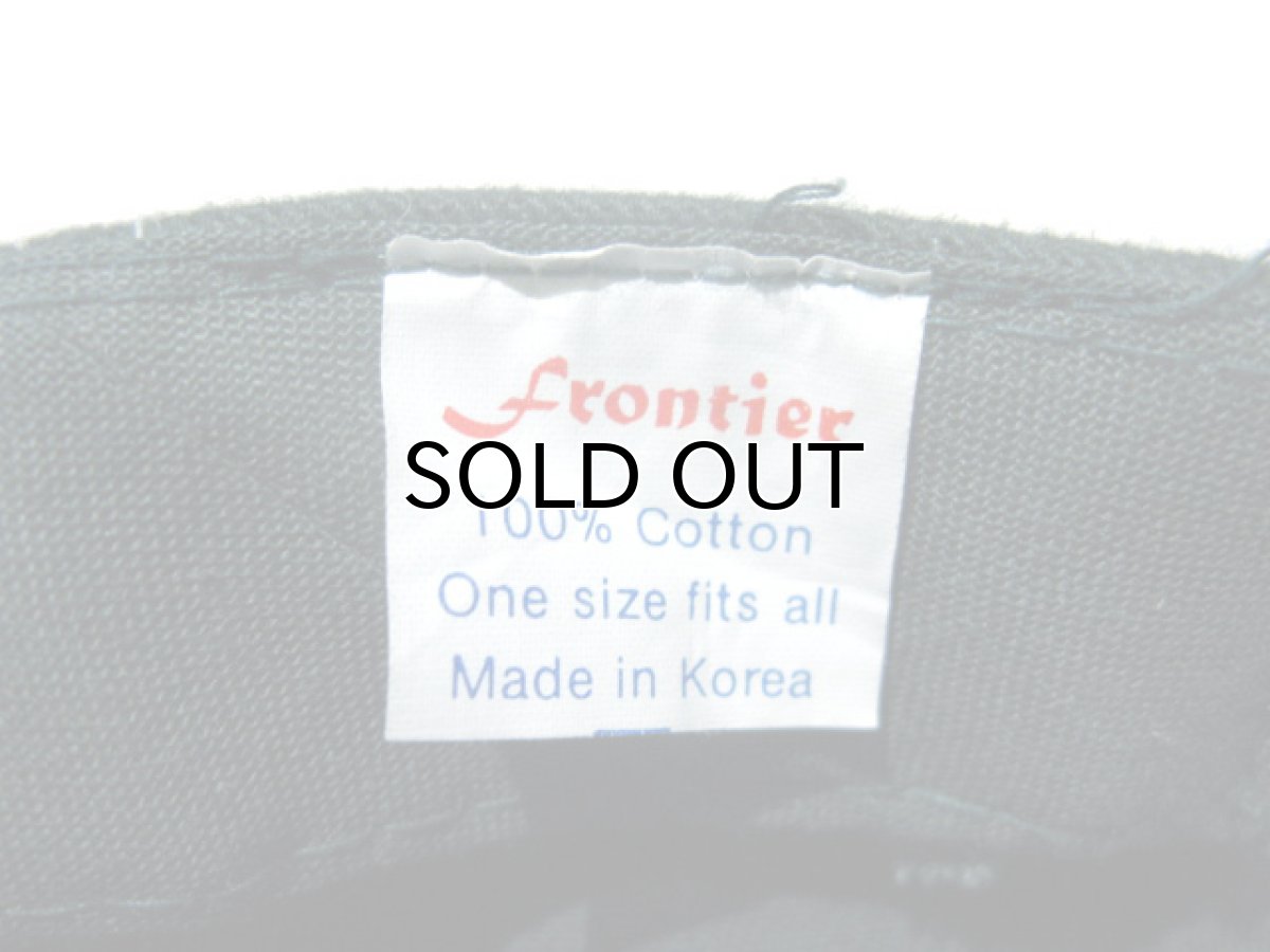 画像5: 1990's~ "FRONTIER" Cotton Baseball Cap DEADSTOCK　GREEN　size : one size (5)