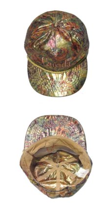 画像4: 1980's~ "CANADA" Flower Pattern Cap　(総柄)　size : one size (4)