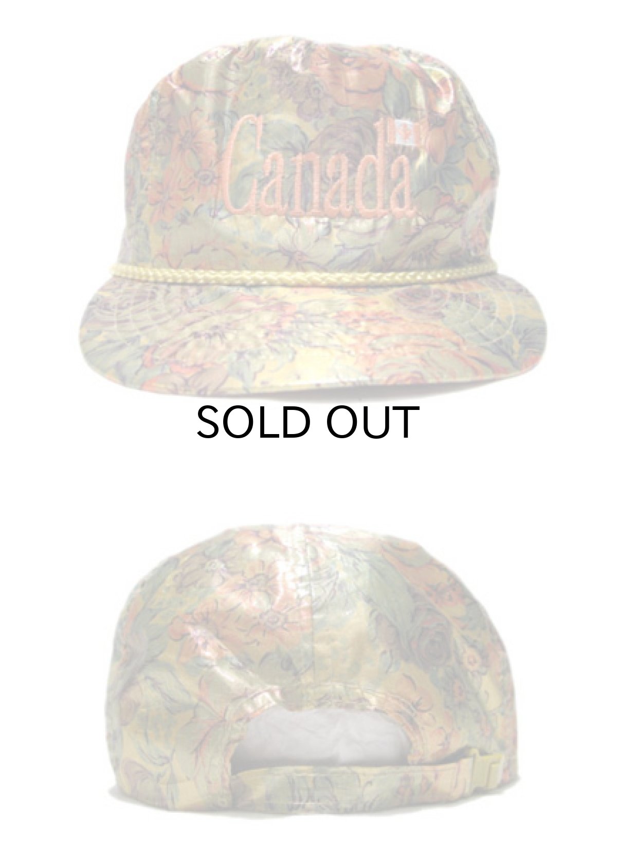 画像2: 1980's~ "CANADA" Flower Pattern Cap (総柄) size : one size (2)